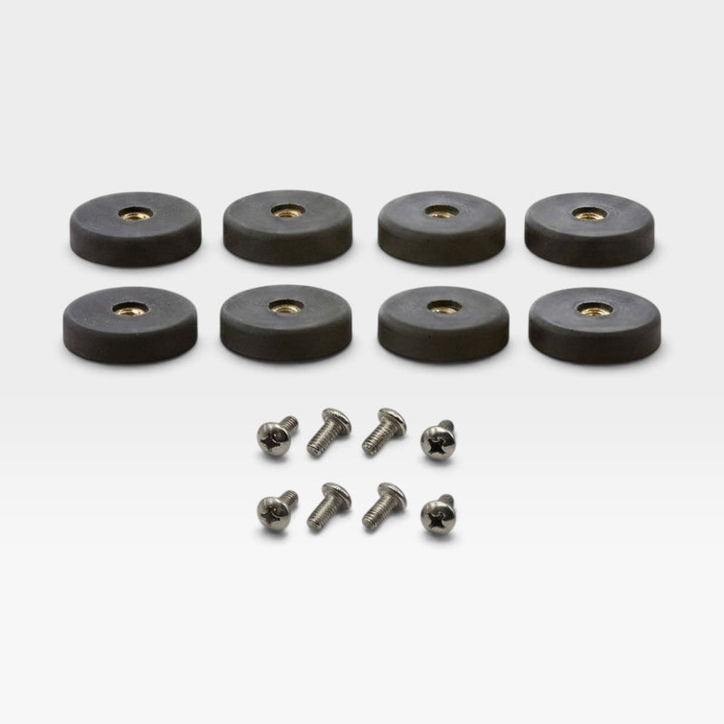 Fiberglass Side or Arm Eames Shell Chair Rubber Shock Mount Replacements - Fit Herman Miller or Vitra - Double Set (8)