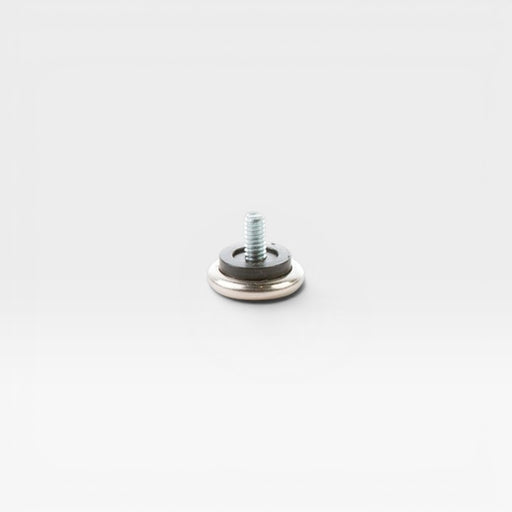 Front view of small single dome of silence foot for the Eames Lounge Chair Ottoman