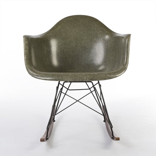 Front view of Olive Green Eames RAR