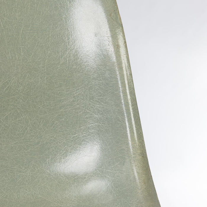 Close up front view of light seafoam Eames DSW
