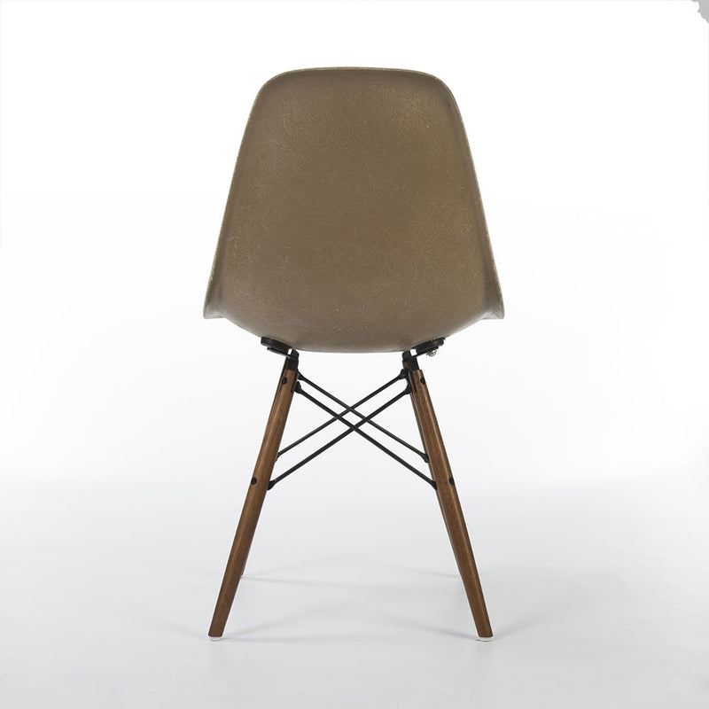 Rear view of tan Eames DSW
