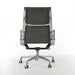 Rear view of Grey Eames EA337 High Back Ribbed Office Chair