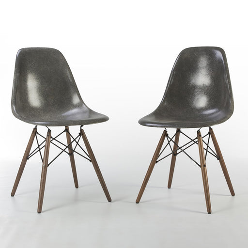 Front view of pair of Elephant Grey Eames DSWs