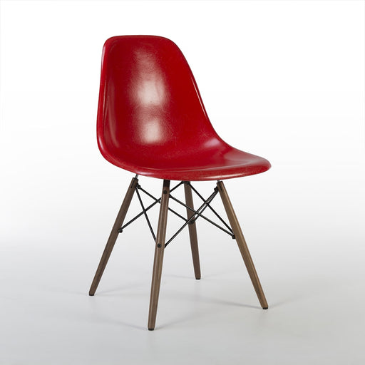 Front angled view of Red Eames DSW