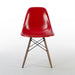 Front view of Red Eames DSW