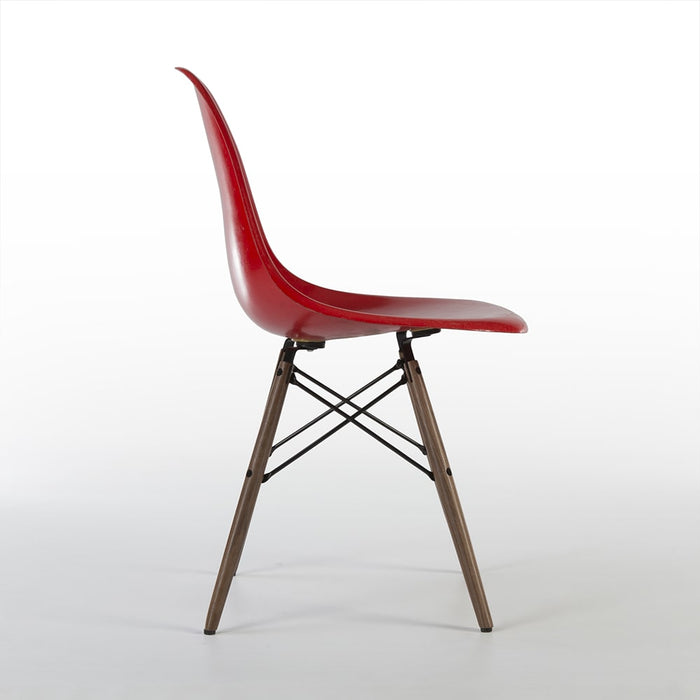 Right side view of Red Eames DSW