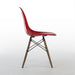 Right side view of Red Eames DSW