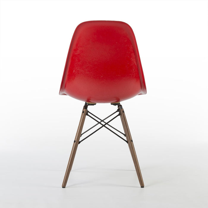 Rear view of Red Eames DSW