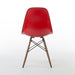 Rear view of Red Eames DSW