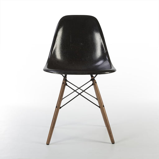 Front view of black Eames DSW