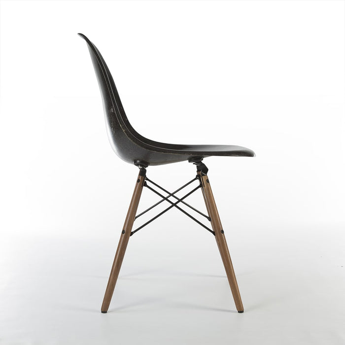 Right side view of black Eames DSW