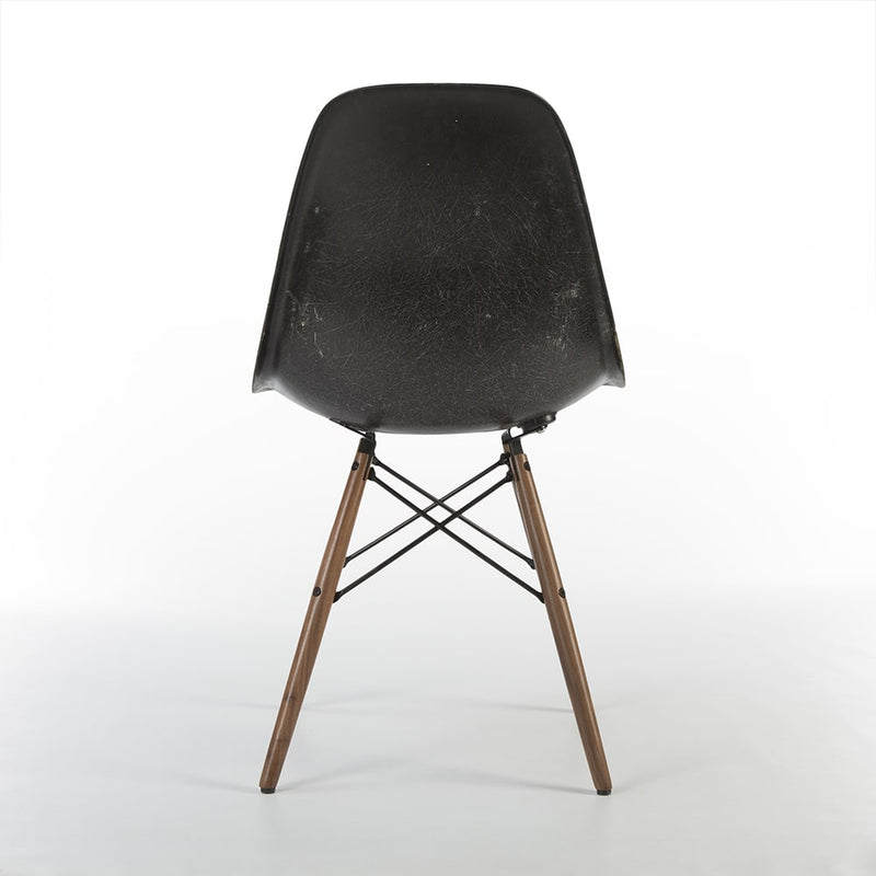 Rear view of black Eames DSW