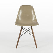 Front view of greige Eames DSW