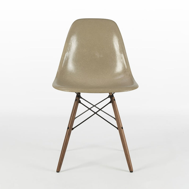 Front view of greige Eames DSW