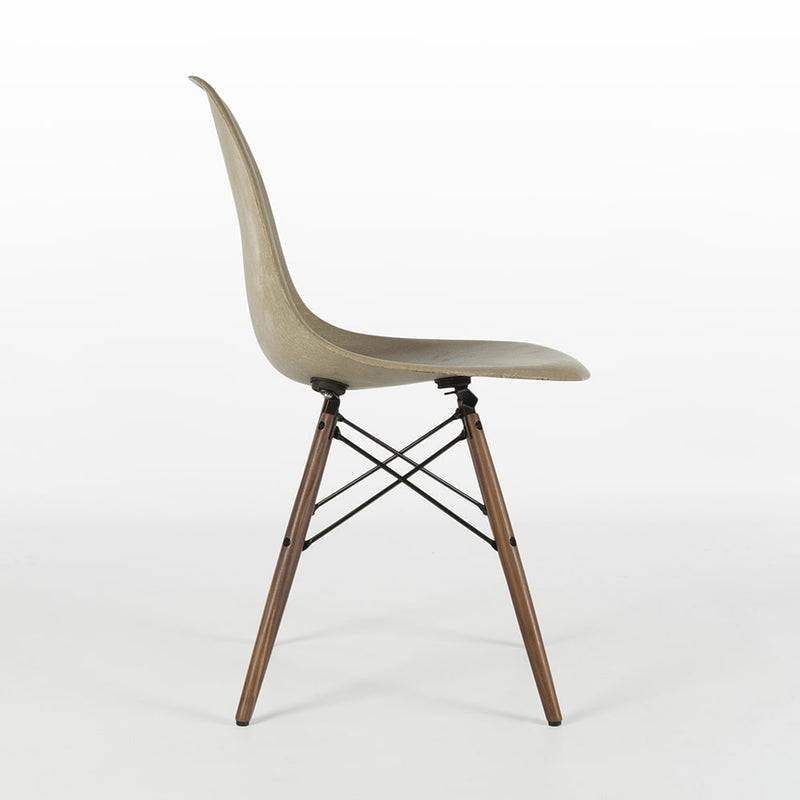 Right side view of greige Eames DSW