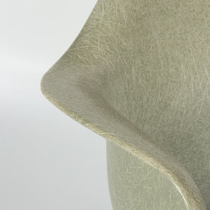 Close up view of arm on Seafoam Eames RAR