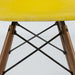 View of base on Bright Yellow Eames DSW