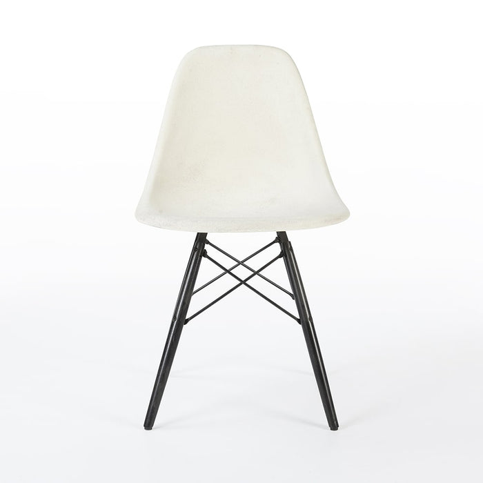 Front view of white Eames DSW
