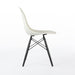 Right side view of white Eames DSW