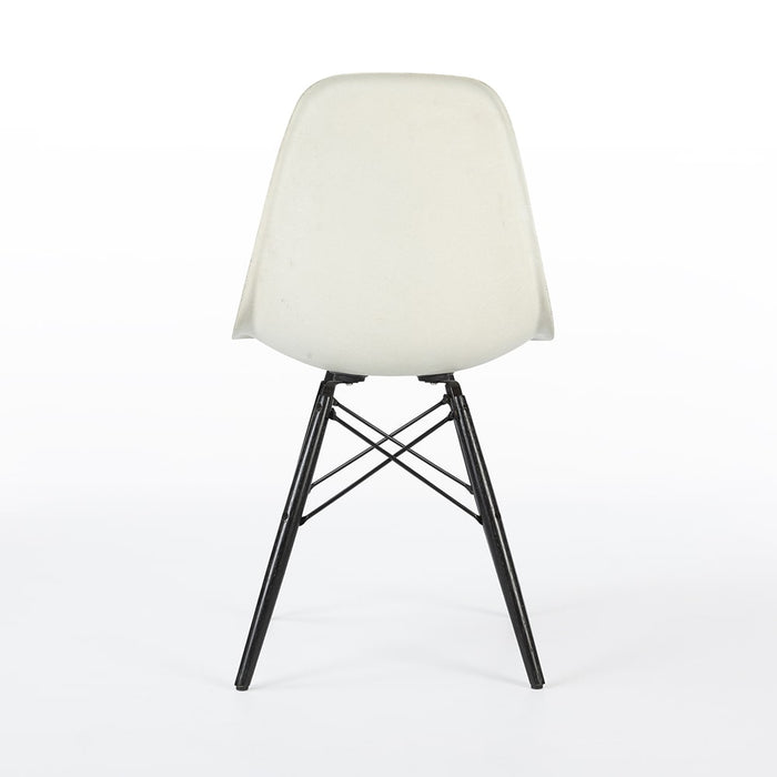 Rear view of white Eames DSW