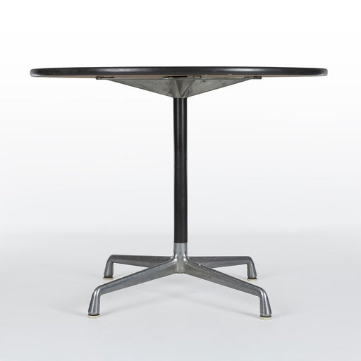 Front view of Eames ET102 White Universal Dining Table