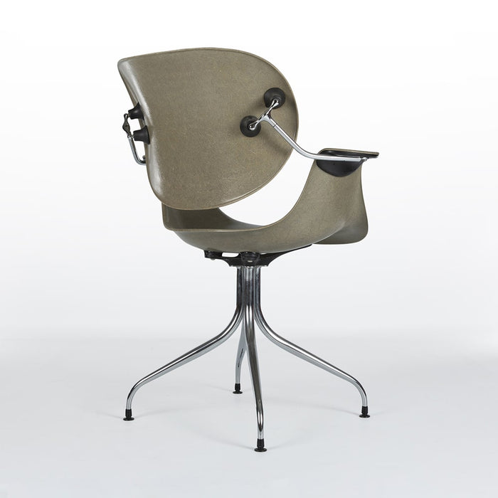 Rear angled view of Nelson MAA dining chair