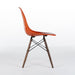 Right side view of orange Eames DSW