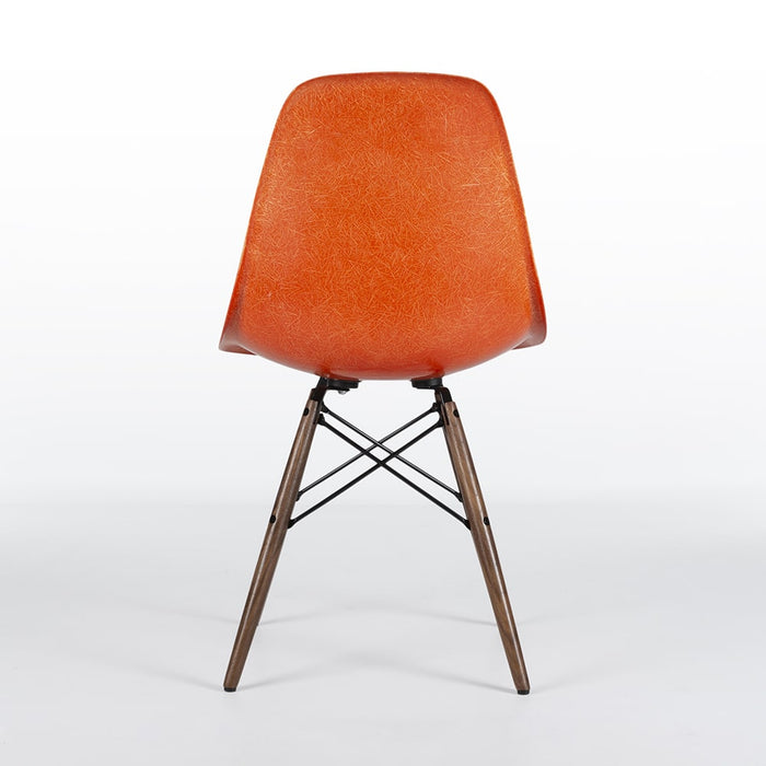 Rear view of orange Eames DSW