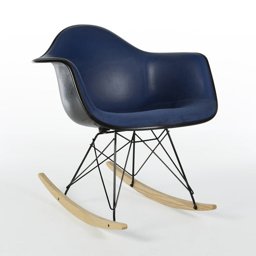 Front angled view of Blue on Black Eames RAR