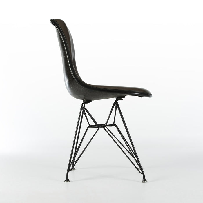 Brown Herman Miller Original Eames DSR Side Shell Chair