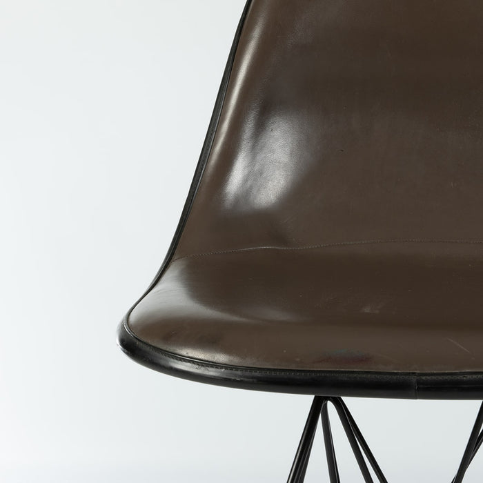 Brown Herman Miller Original Eames DSR Side Shell Chair