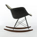 Right side view of white on black Eames RAR