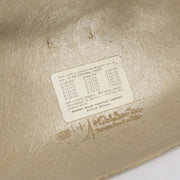 View of label on greige Eames DSW
