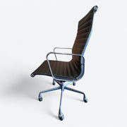 Left side view of black Eames EA337