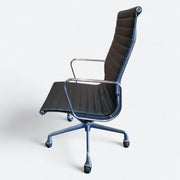 Left side view of navy blue Eames EA337