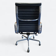 Rear view of navy blue Eames EA337