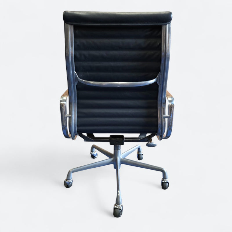 Rear view of navy blue Eames EA337