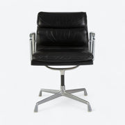 Front view of black Eames EA408S