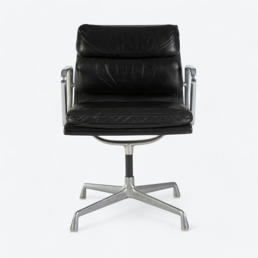 Front view of black Eames EA408S