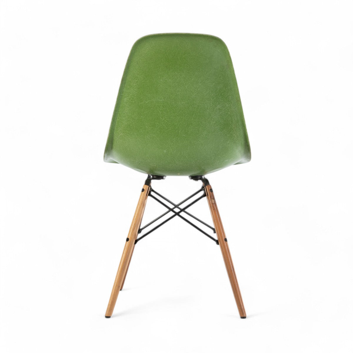 Lime Green Herman Miller Eames DSW Side Shell Chair — Vintage