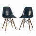 Front angled view of pair of Navy Blue Eames DSWs