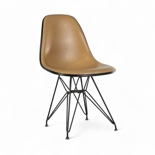 Front angled view of beige Eames DSR