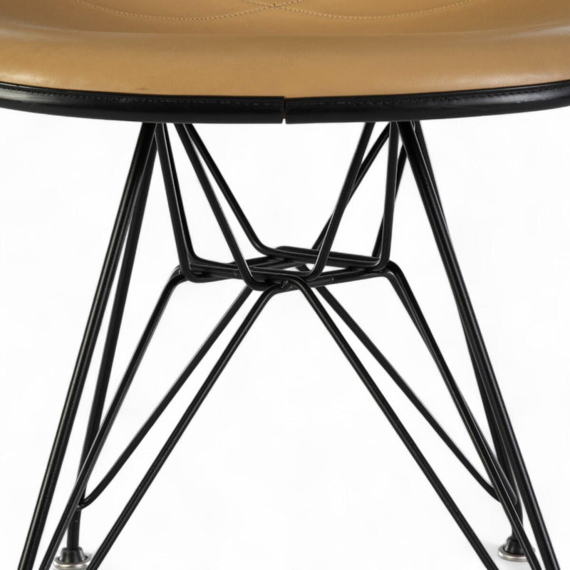 View of top of base on beige Eames DSR