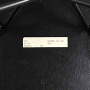 View of label on beige Eames DSR