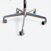View of base on tan Eames EA335 office chair