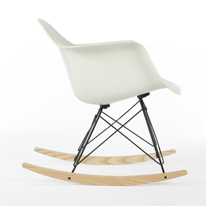 Right side view of white Eames RAR