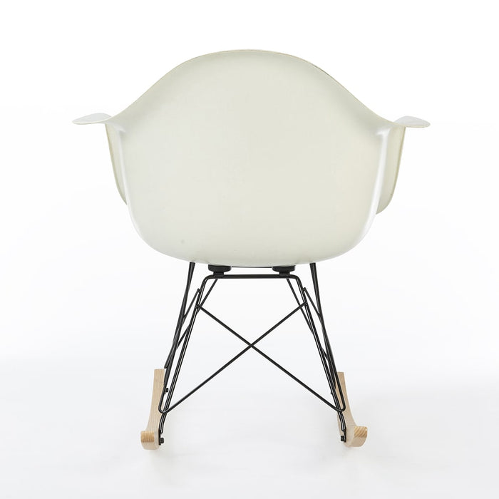 Rear view of white Eames RAR