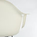 Close up rear view of white Eames RAR