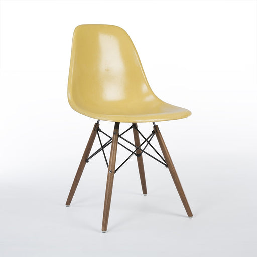 Front angled view of ochre Eames DSW