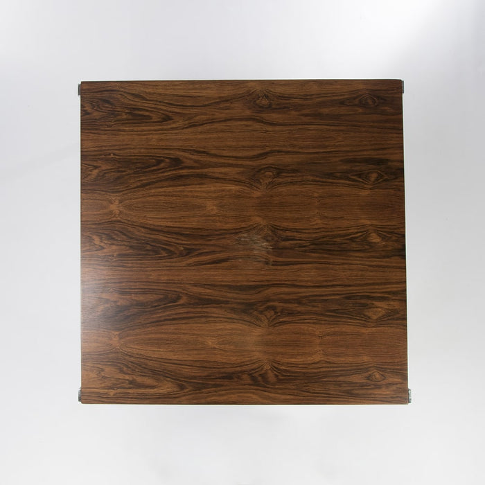 Top view of rosewood Danish coffee table